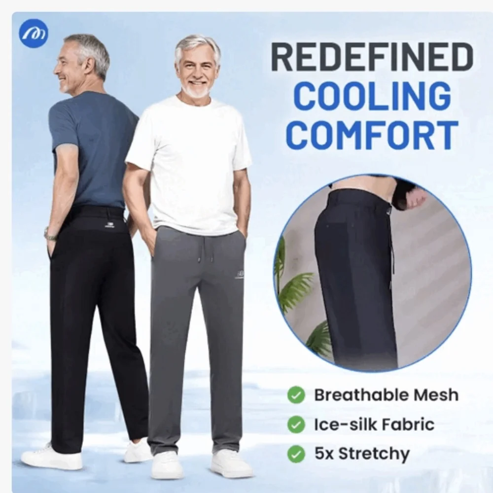 Men's MeshIrons Dark Gray Pants NWT Size 28 Stay Cool All Day Performance